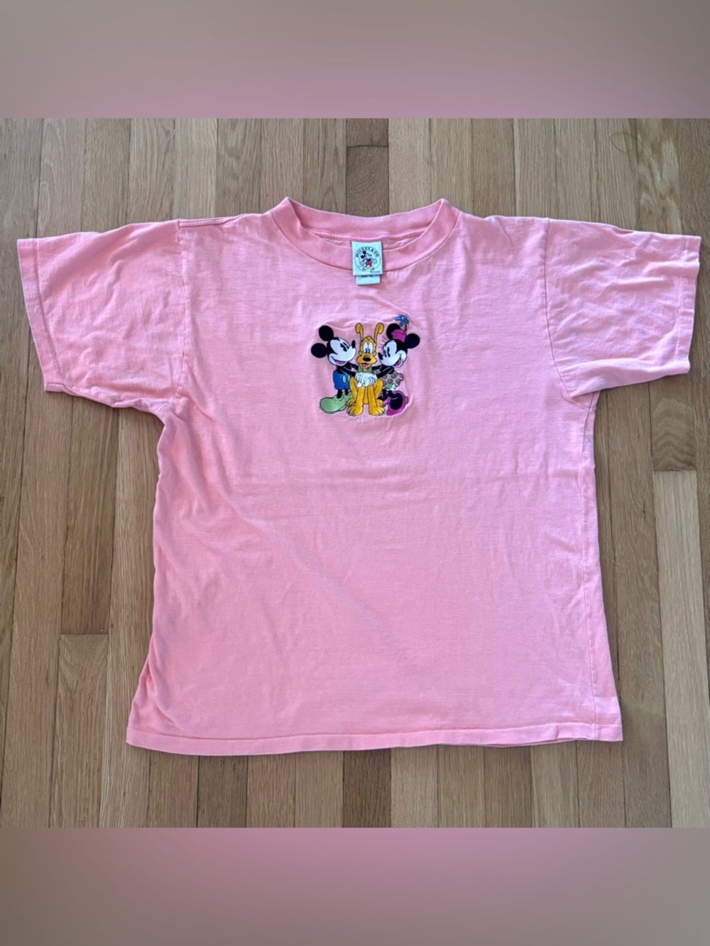 Vintage Mickey And Co Shirt Single Stitch 90s Disney Mickey XL Embroidered